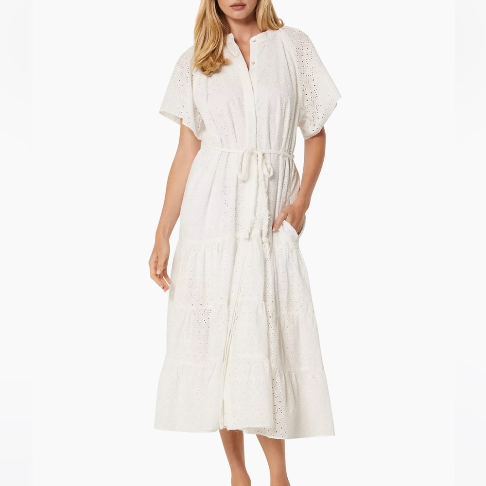 NWT Misa white eyelet Mallory dress